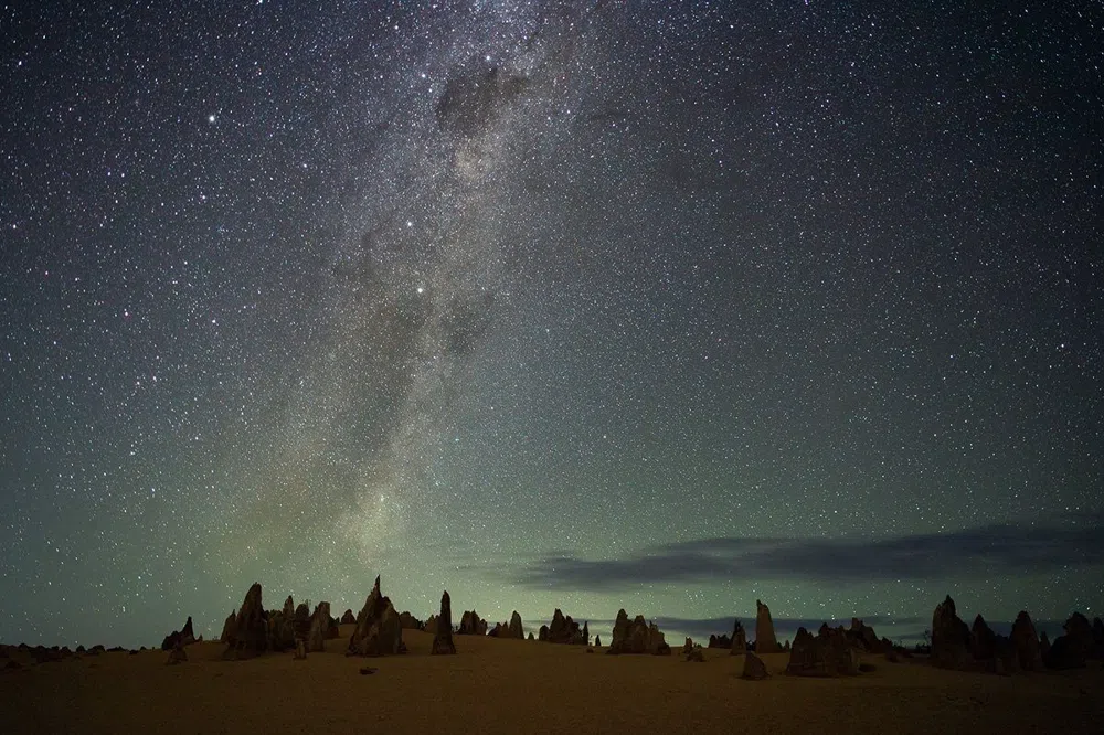 The Pinnacles at night: a desert fantasy just outside Perth