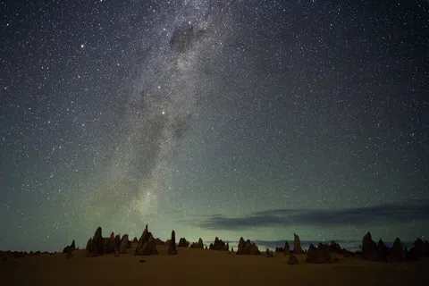 The Pinnacles at night: a desert fantasy just outside Perth